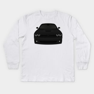 Challenger Black Kids Long Sleeve T-Shirt